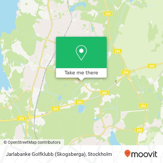 Jarlabanke Golfklubb (Skogsberga) map