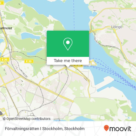 Förvaltningsrätten I Stockholm map