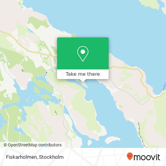 Fiskarholmen map