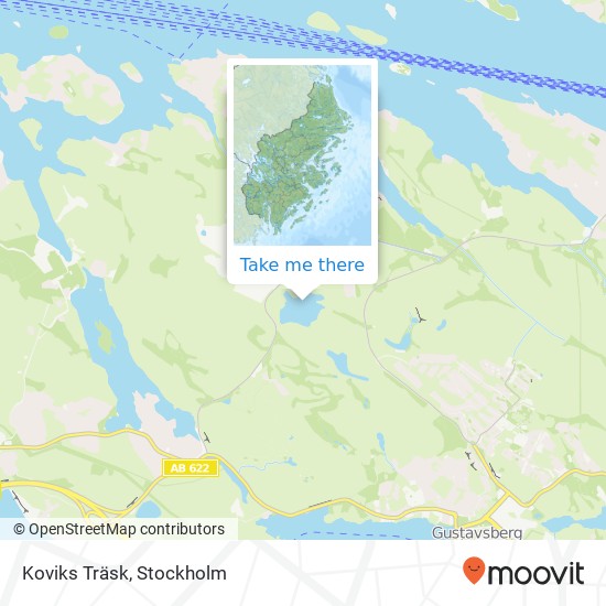 Koviks Träsk map