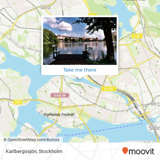 Karlbergssjön map
