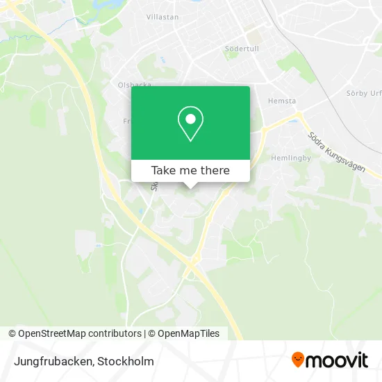 Jungfrubacken map