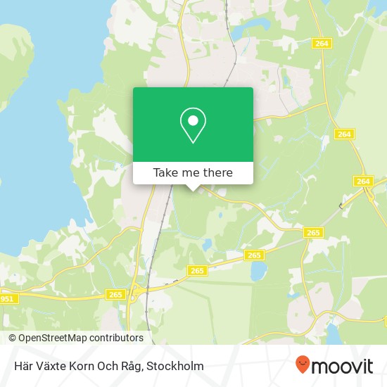 Här Växte Korn Och Råg map