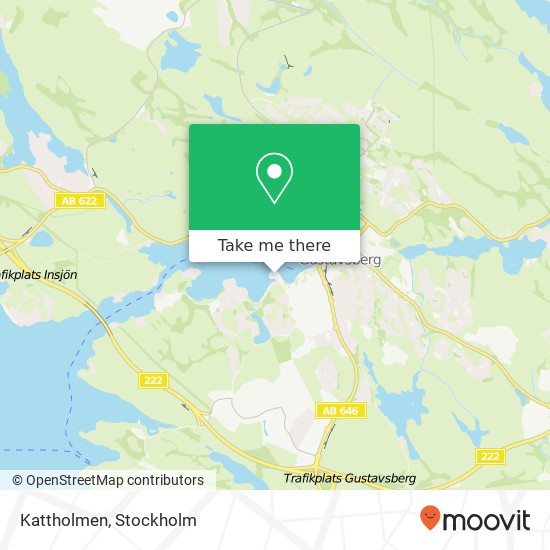 Kattholmen map