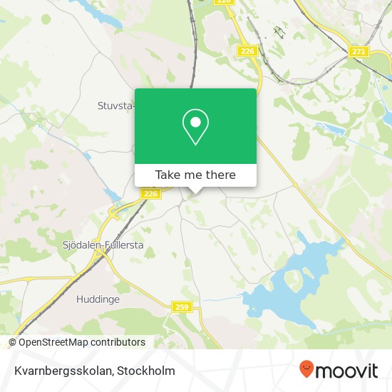 Kvarnbergsskolan map