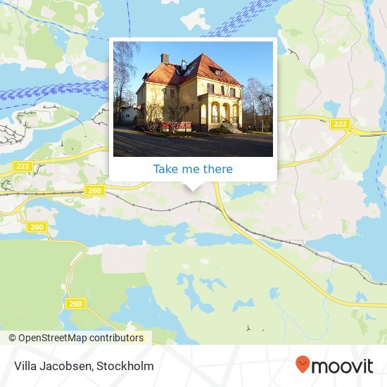 Villa Jacobsen map