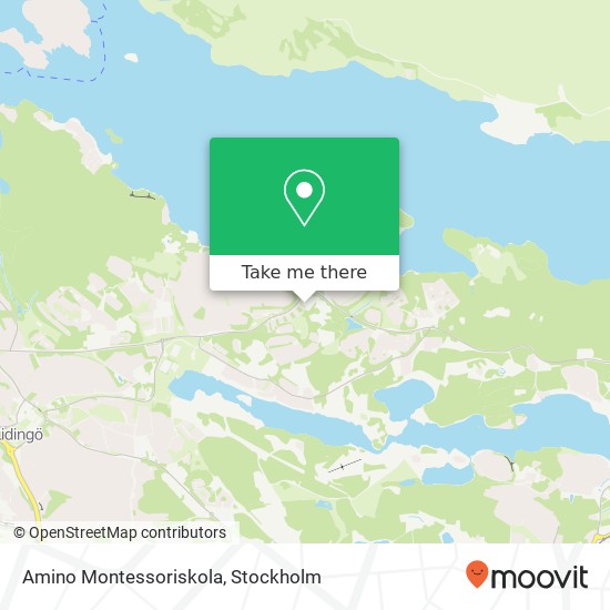 Amino Montessoriskola map