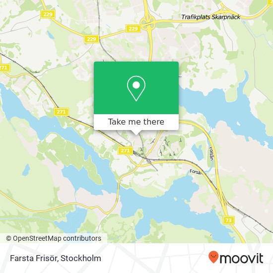 Farsta Frisör map