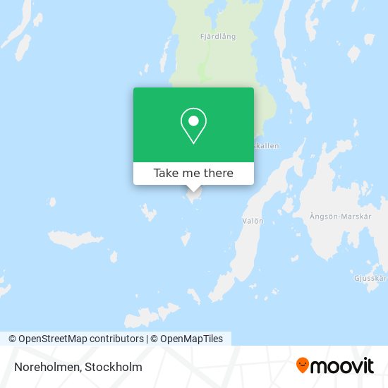 Noreholmen map