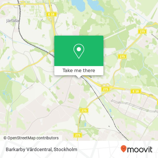 Barkarby Vårdcentral map