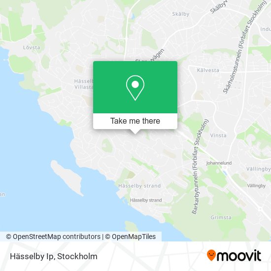 Hässelby Ip map