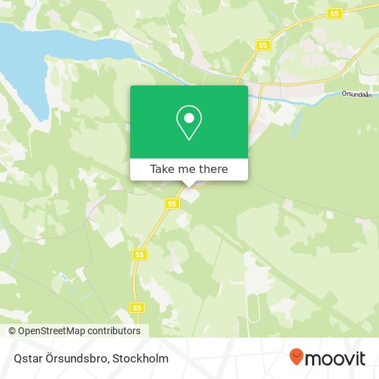 Qstar Örsundsbro map