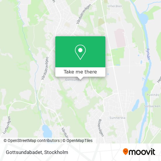 Gottsundabadet map