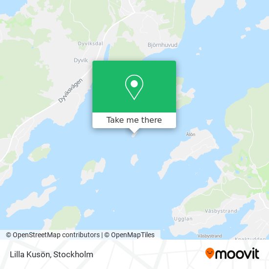 Lilla Kusön map