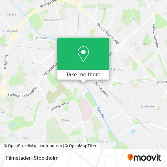 Filmstaden map