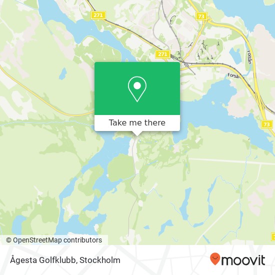 Ågesta Golfklubb map