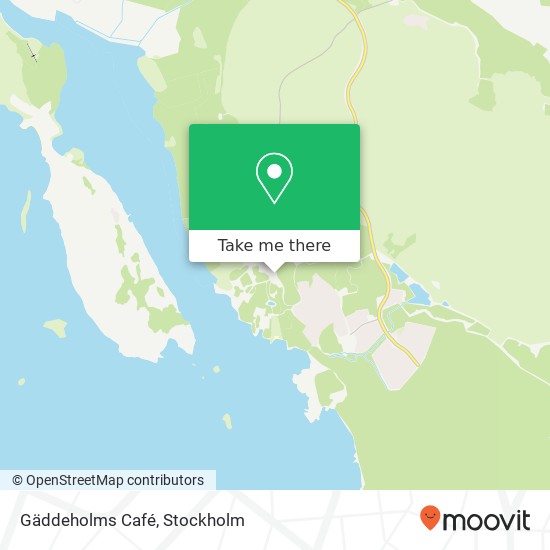Gäddeholms Café map