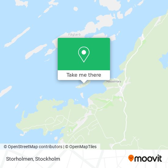 Storholmen map