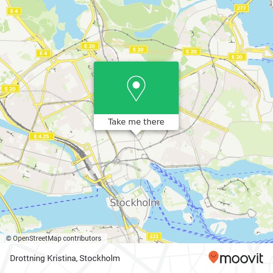 Drottning Kristina map