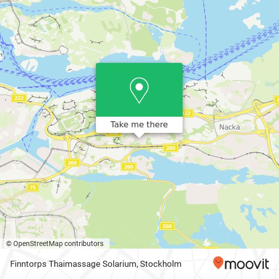 Finntorps Thaimassage Solarium map