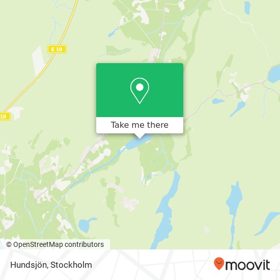 Hundsjön map