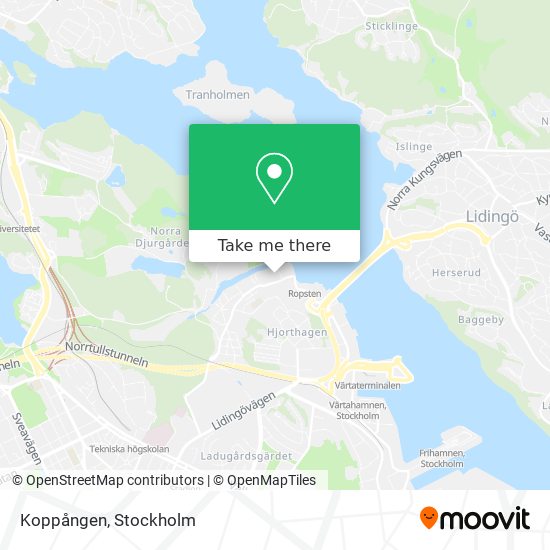 Koppången map