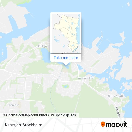 Kastsjön map