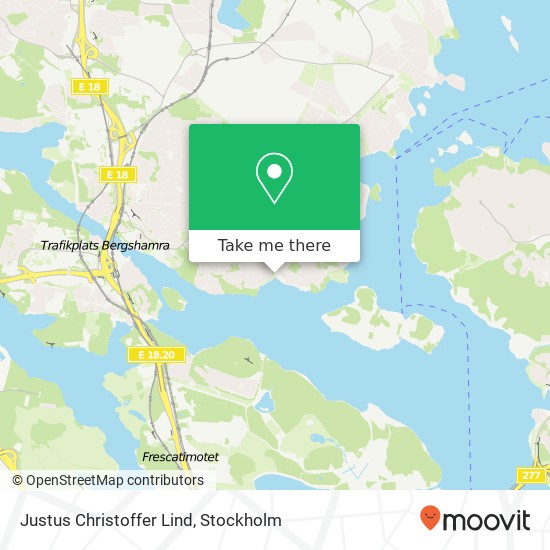 Justus Christoffer Lind map