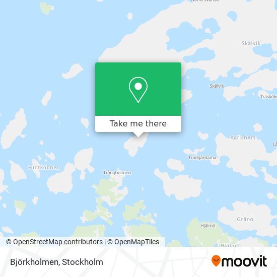 Björkholmen map