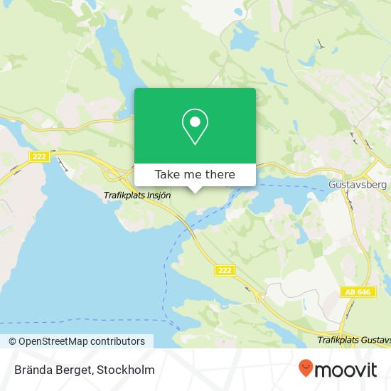 Brända Berget map