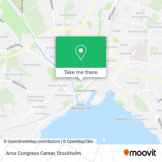 Aros Congress Center map