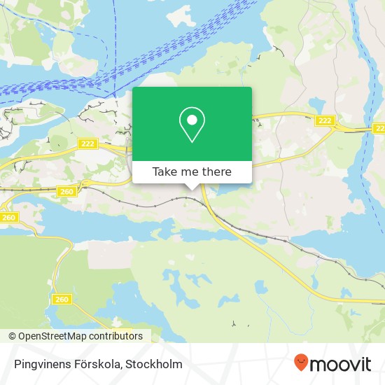 Pingvinens Förskola map