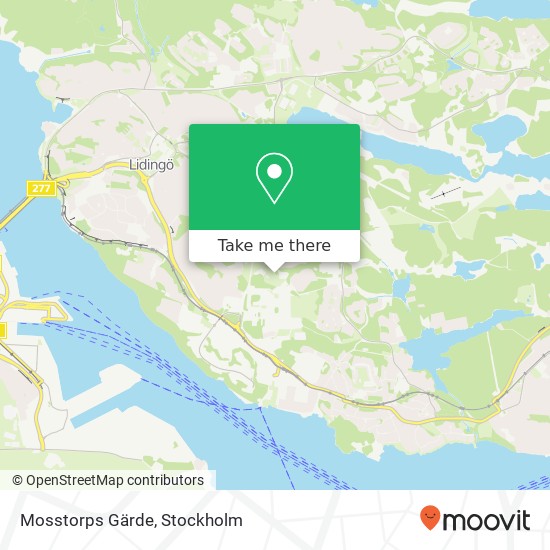 Mosstorps Gärde map