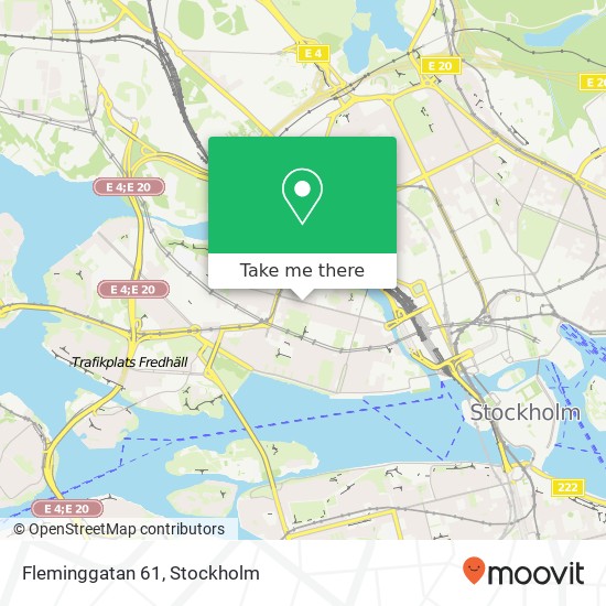 Fleminggatan 61 map