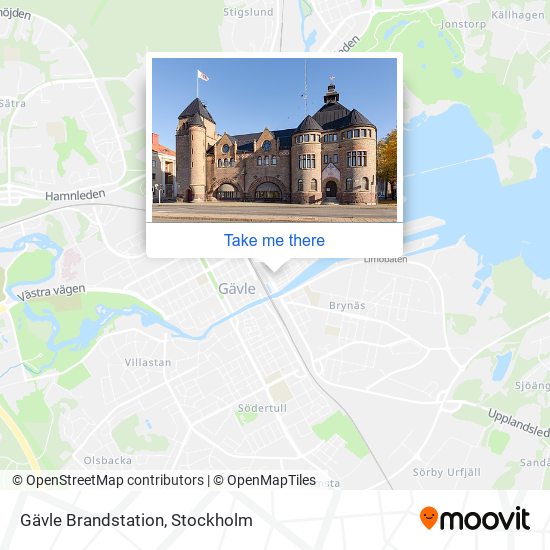 Gävle Brandstation map