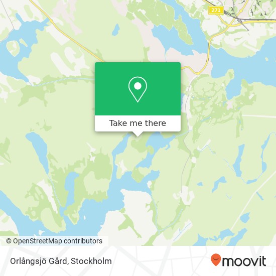 Orlångsjö Gård map