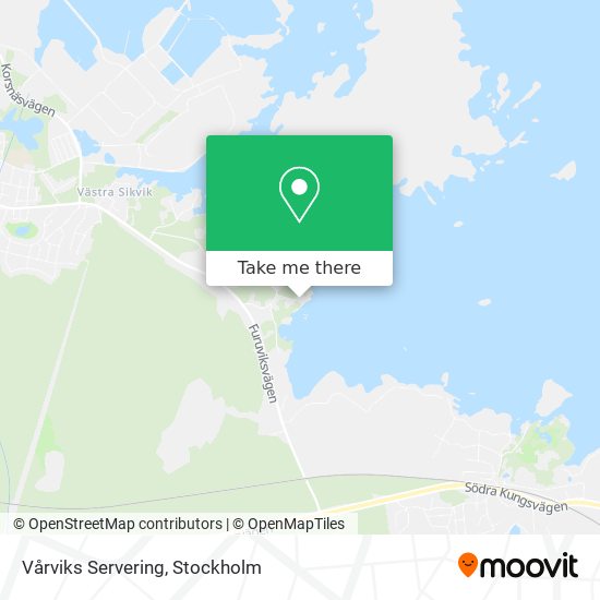 Vårviks Servering map