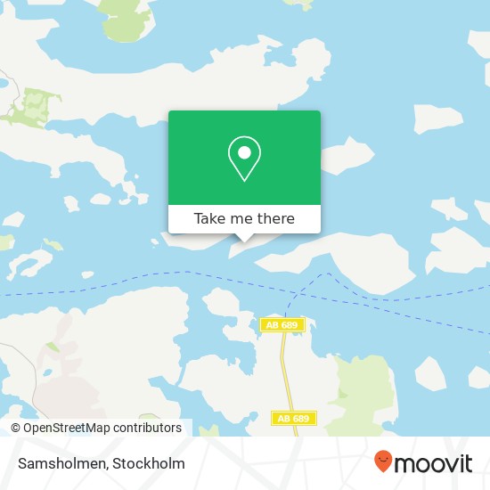 Samsholmen map