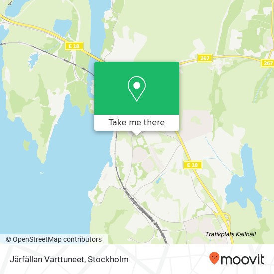 Järfällan Varttuneet map