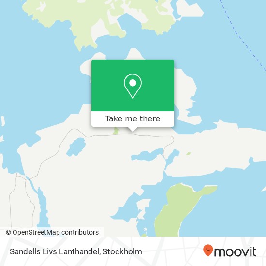 Sandells Livs Lanthandel map