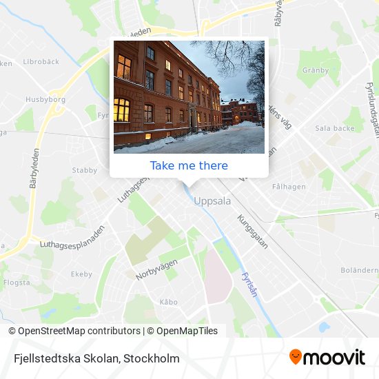 Fjellstedtska Skolan map