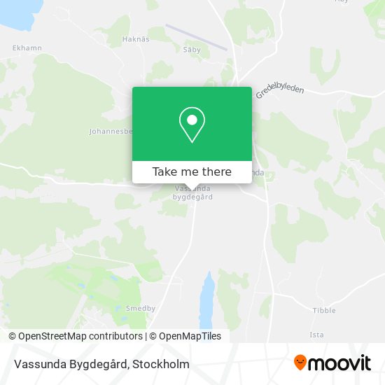 Vassunda Bygdegård map