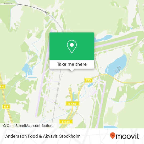 Andersson Food & Akvavit map