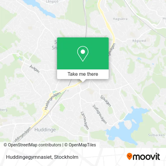 Huddingegymnasiet map