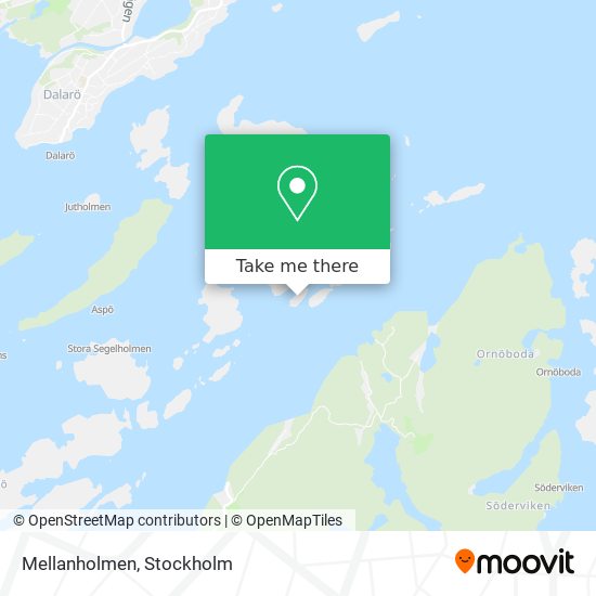 Mellanholmen map