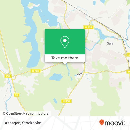 Åshagen map