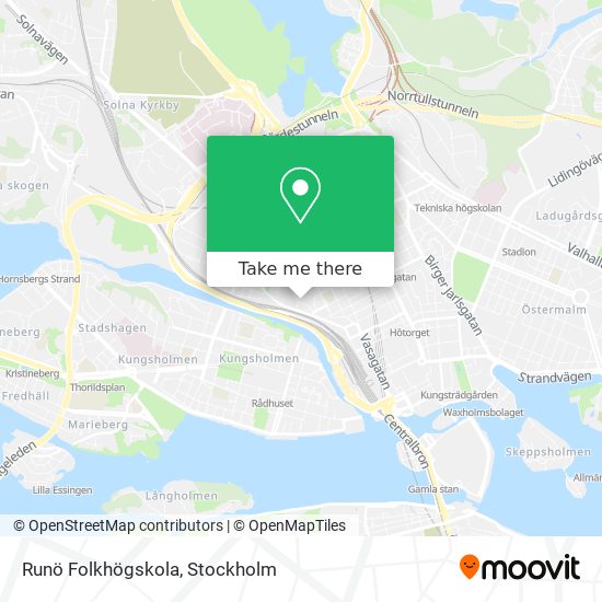 Runö Folkhögskola map