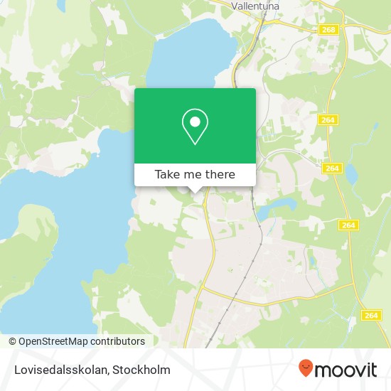 Lovisedalsskolan map