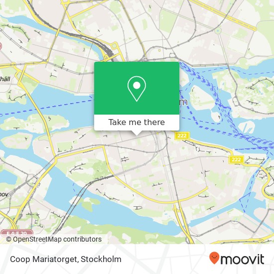 Coop Mariatorget map