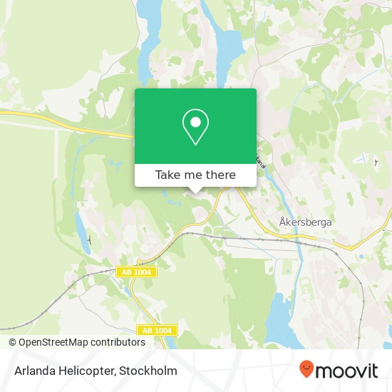 Arlanda Helicopter map